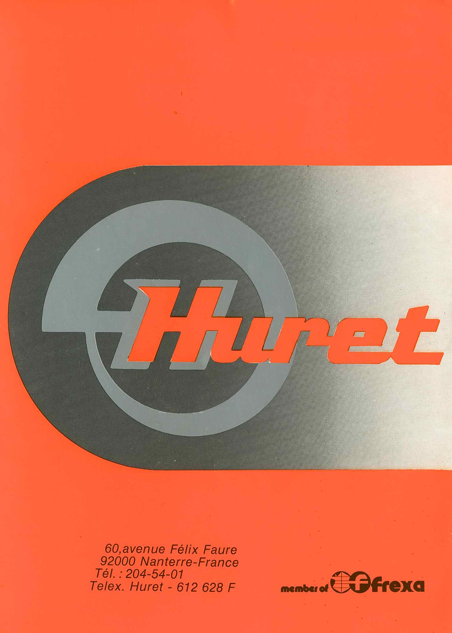 Huret - catalogue 1981 scan 1 main image