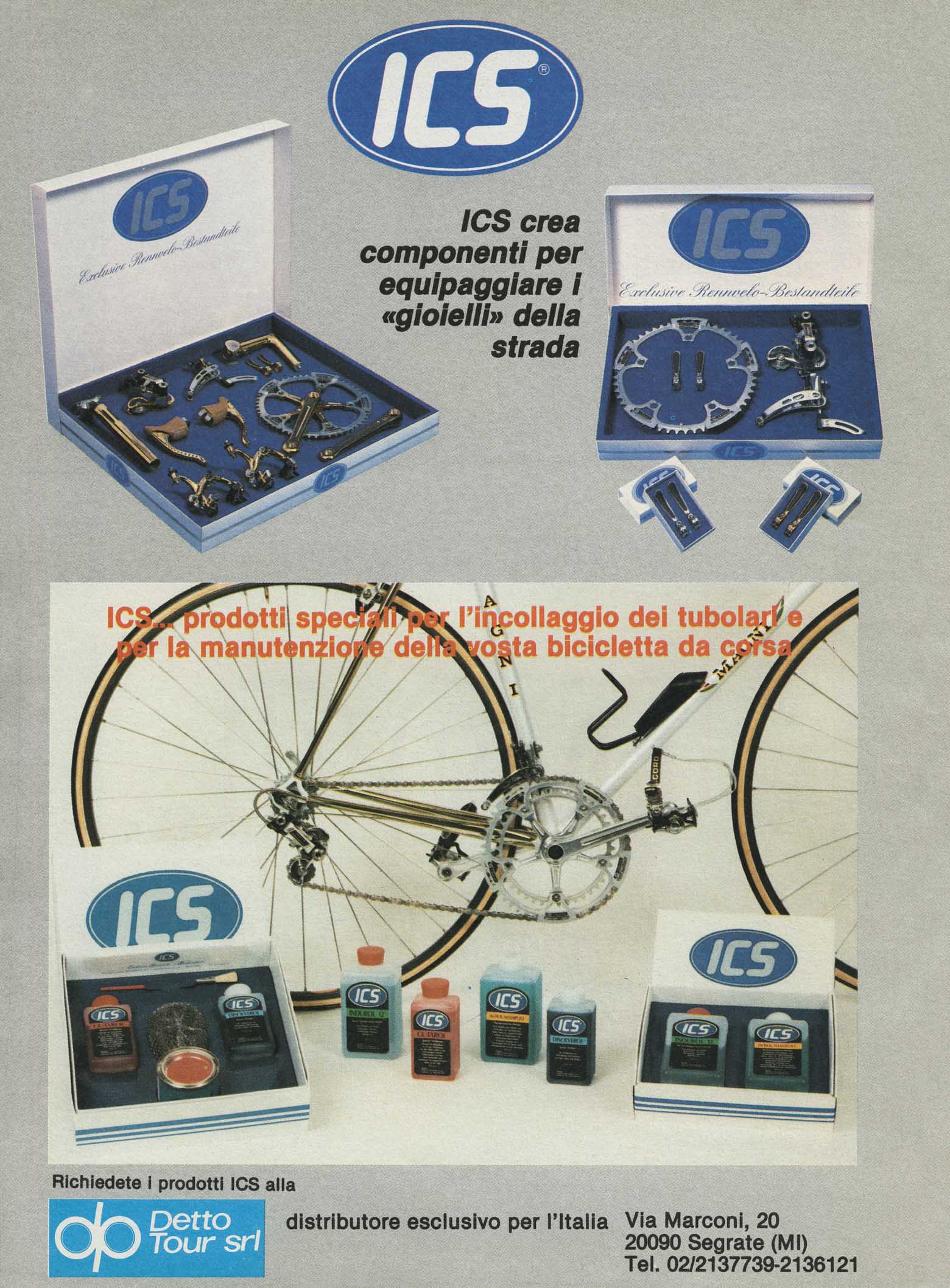 La Bicicletta Guida 1985 November - ICS advert main image