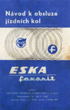ESKA Favorit - Navod k obsluze jizdnich kol 1975 scan 1 thumbnail